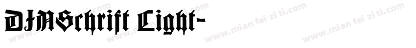 DINSchrift Light字体转换